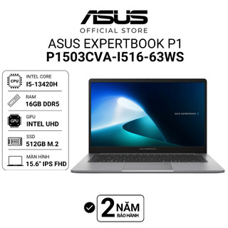  Laptop Asus ExpertBook P1 P1503CVA-i516-63WS i5-13420H | 16GB | 512GB | 15.6" FHD | Intel UHD Win 11 