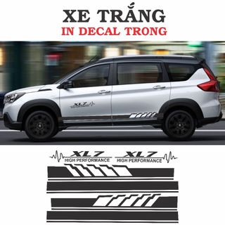 tem dán sườn xe suzuki xl7 dán được các đời xe