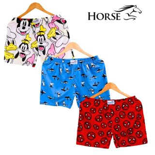 Quần Đùi Nam Nữ HORSE Cao Cấp Vải Cotton – Quần Mặc Ngủ, Mặc Nhà Cực Mát, Co Giãn Êm Dịu