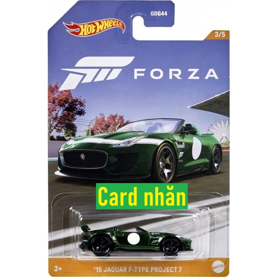 Xe mô hình Hot Wheels '15 Jaguar F-Type Project 7