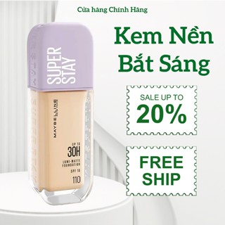 Kem Nền Bắt Sáng Superstay Lumi Matte 30H Che Phủ Siêu Nhẹ Mặt Maybelline New York Mỹ 35ml