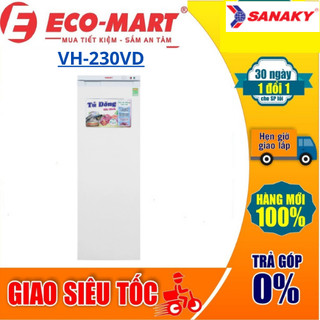 Tủ đông Sanaky VH-230VD 213 lít ( Tặng giao lắp đặt miễn phí)