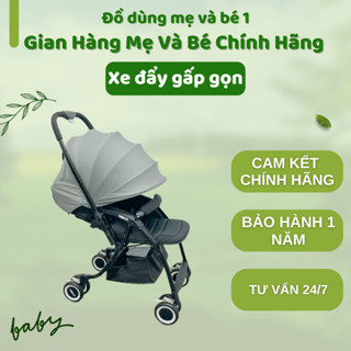 Xe đẩy gấp gọn 2 chiều 3 tư thế VOVO - Tặng kèm chiếu điều hoà, màn chống muỗi - Bảo hành 1 năm