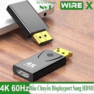 Đầu Chuyển Displayport Sang HDMI 2.0 4K*60Hz Đầu Cắm Mạ Vàng Chống Nhiễu Cao Cấp Bảo Hành 12 Tháng Chính Hãng N30