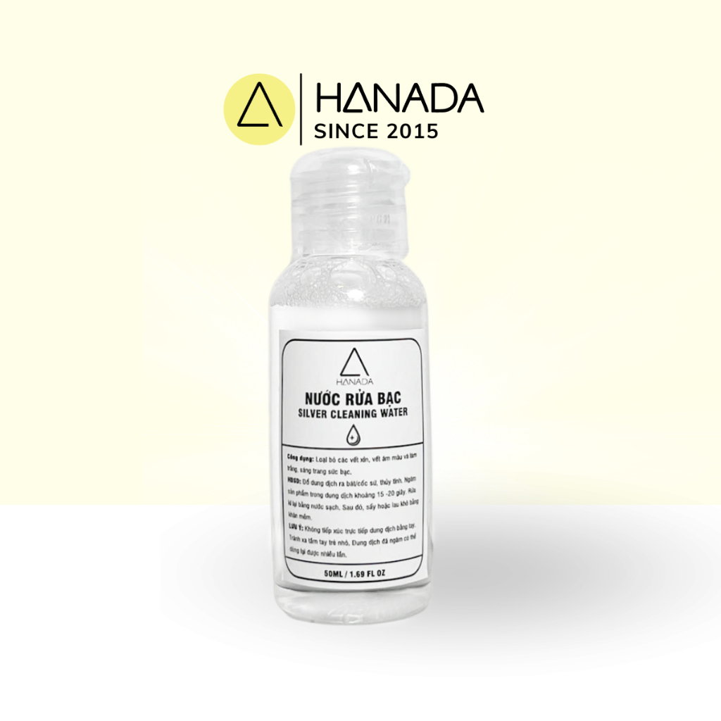 [50ML] Nước Rửa Bạc Vàng Bạc Nước Rửa Trang Sức Hanada 50ML 1126