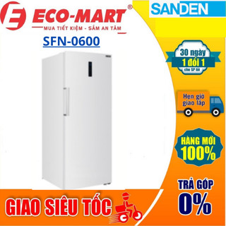 Tủ đông đứng Sanden SFN-0600, 600 lít ,Inverter ,không đóng tuyết ( Tặng giao lắp đặt miễn phí)
