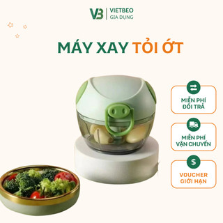 Máy Xay Mini Đa Năng DIDOOGLT Xay Tỏi Ớt, Xay Đồ Ăn Dặm Hình Con Heo Cầm Tay Mini