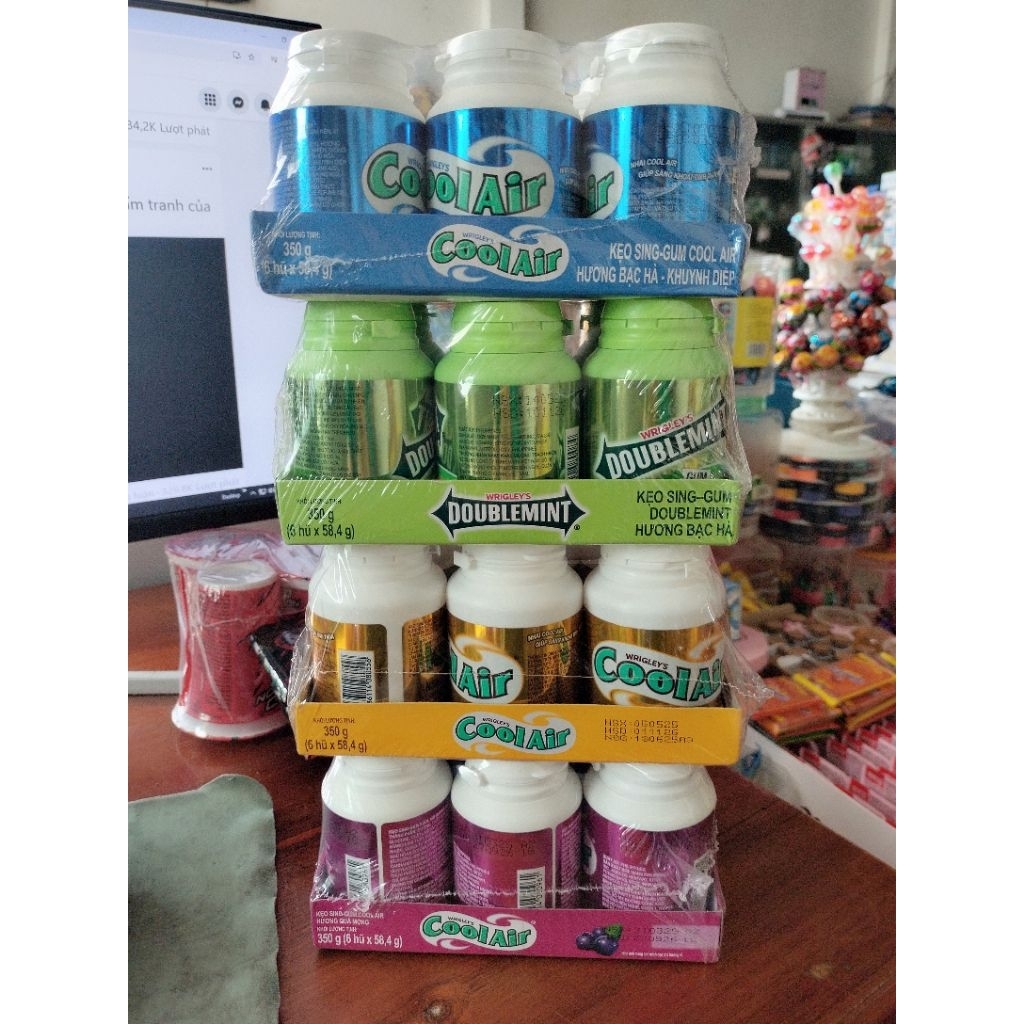 Kẹo sing gum Doublemint hũ 58,4g