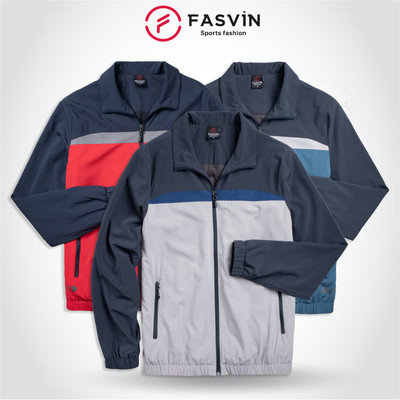 Áo gió nam thể thao 2 lớp Fasvin chất liệu cao cấp mềm mại co giãn ABC22540.HN
