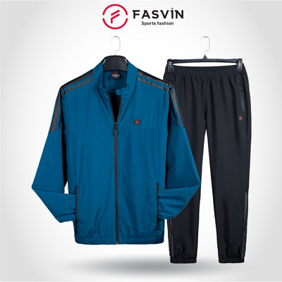Bộ Quần Áo Gió Thể Thao Nam FASVIN BC22521.HN 02 Lớp Lót Thun Dày Dặn Ấm Áp Chất Vải Kiểu Dáng Đẹp