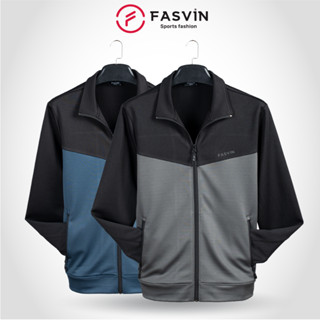 Áo khoác nỉ nam Fasvin ABT22552.HN vải thun thể thao co giãn thoải mái chất lượng hàng nhà máy