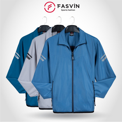 Áo khoác thể thao nam Fasvin 02 lớp chất vải gió dán dầy dặn ấm áp gấu viền chun nhỏ ABD23608.HN
