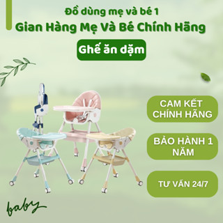 Ghế ăn dặm đa năng cao cấp Umoo - Ghế ăn dặm gấp gọn cho bé - Bảo Hành 1 Năm