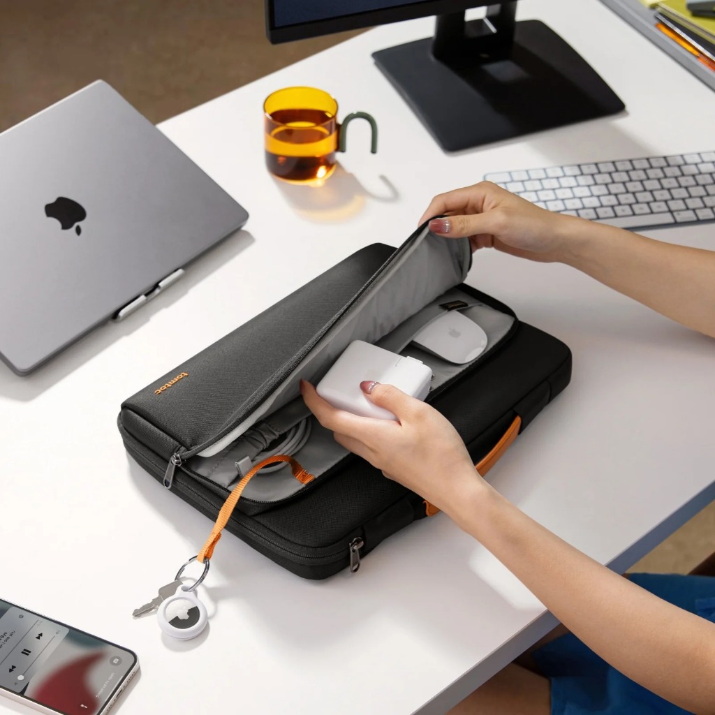 Túi chống sốc cho Macbook/Laptop Tomtoc Briefcase 13/13.6/14/15/16 inch chính hãng, bền bỉ (A14) | BigBuy360 - bigbuy360.vn