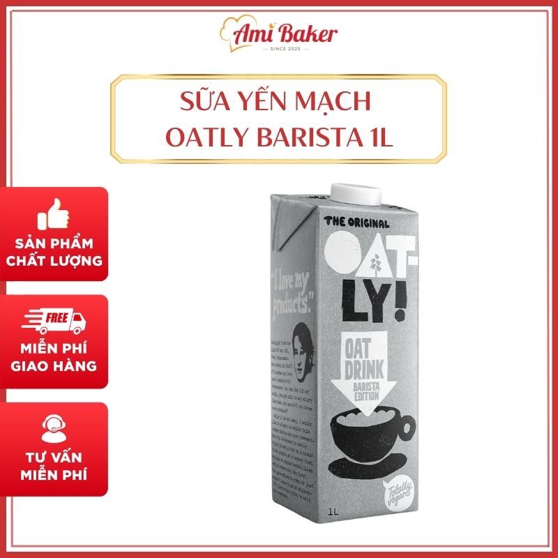 Sữa Yến Mạch Thuỵ Điển Barista Oatly 1L