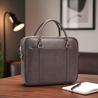 Cặp da công sở sang trọng (mẫu mới), Cặp da công sở hiện đại, Đựng laptop 15.6 inch, Túi xách nam