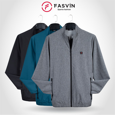 Áo gió nam thể thao Fasvin 01 lớp chất liệu cao cấp mềm mại co giãn ABC22543.HN