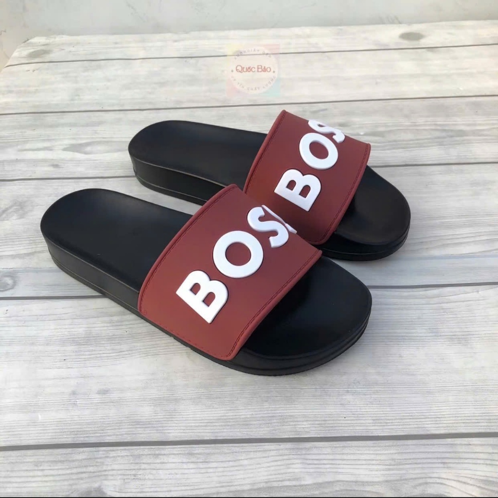Dép Boss nam nữ đế êm chân chống trơn trượt hàng thời trang Unisex 2025- Dép nam nữ xăng đan đế bằng