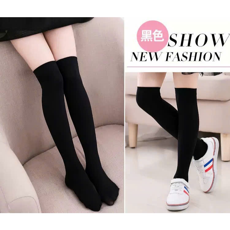 Tất Cotton Cổ Cao Nam Nữ Trơn Đen Trắng | BigBuy360 - bigbuy360.vn