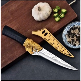 Dụng cụ Thái Thịt Lọc Xương Phi Lê Cá Siêu Sắc Dao Nhật Cao Cấp Không Gỉ Có hộp đựng vỏ NHựa