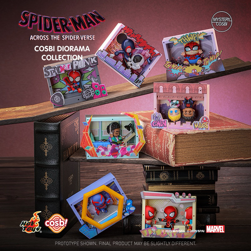 HotToys CBX301 Spider-Man: Across The Spider-Verse Cosbi Diorama