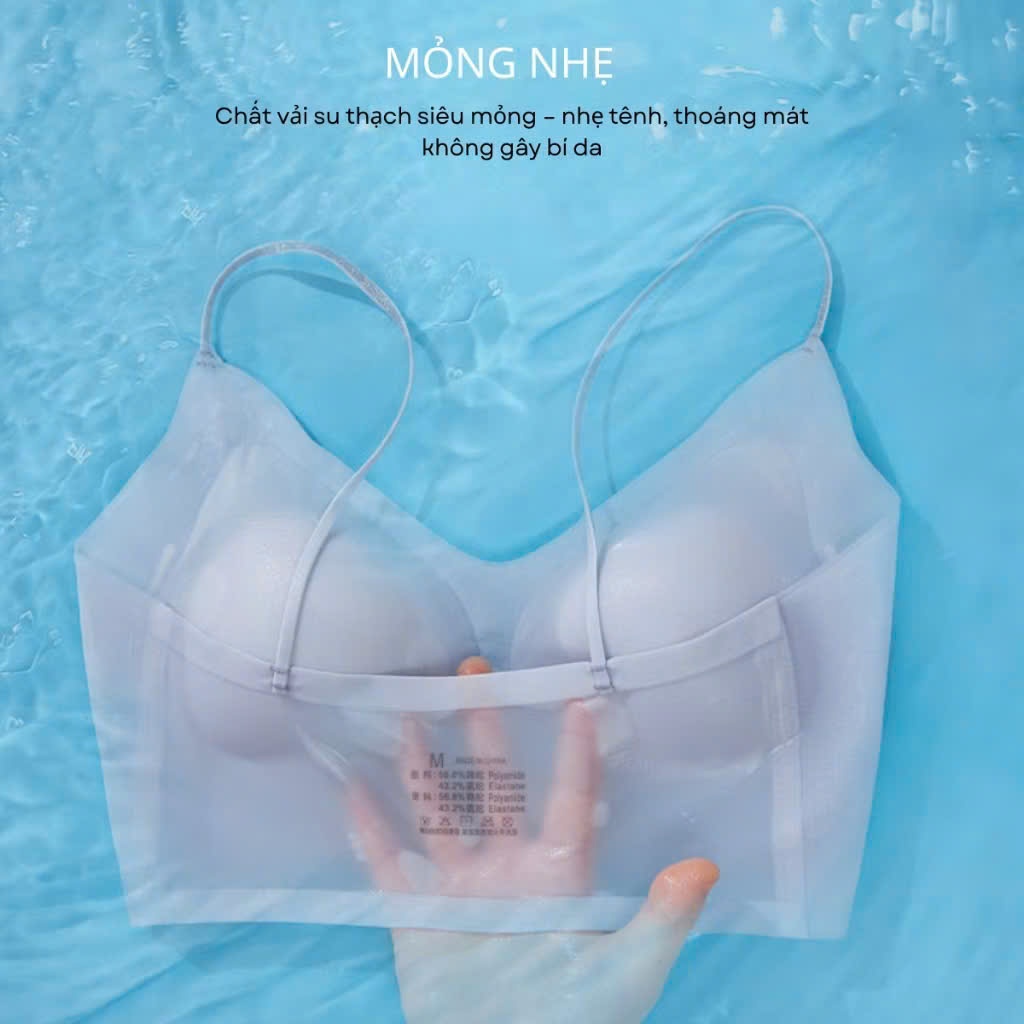 Áo Lót Nữ Đúc Su Cao Cấp Siêu Mềm Mịn Không Gọng Mút Mỏng Tàng Hình Hương Thơm Nhẹ mã 048 | BigBuy360 - bigbuy360.vn