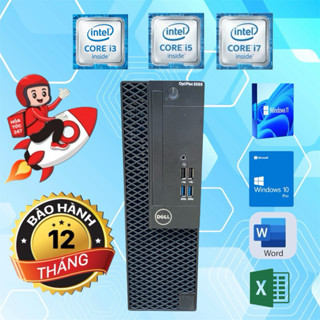 Máy Tính PC Dell Opitilex Dell 3050,Dell 3060 SFF Có box Xốp ,core i3 6100, i5 6500, 7500,8500,9500,8700 (BH 1 năm )