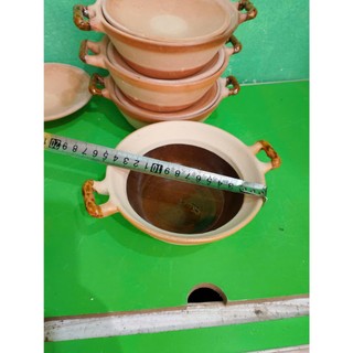 Combo 4 Nồi đất trán men nhí C5*R14.5 cm ( không nấu )