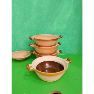 Combo 4 Nồi đất trán men nhí C5*R14.5 cm ( không nấu )