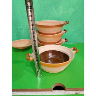Combo 4 Nồi đất trán men nhí C5*R14.5 cm ( không nấu )
