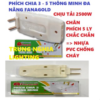  Phích cắm điện đa năng 3 5 thông minh chịu tải 2500w Loại Tốt Thương hiệu Fanagold 