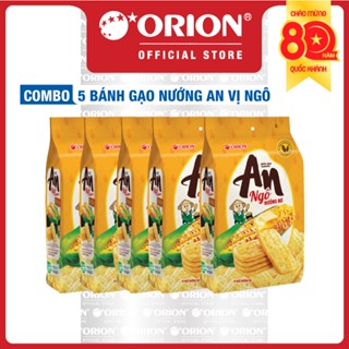 [LIVESTREAM] Combo 5 Túi Bánh Gạo An vị Ngô nướng Bơ (120g/Túi)