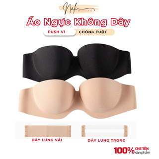 Áo Ngực Cúp Ngực Không Dây Chống Tuột Mặc Đầm Trễ Vai Váy Cưới Đầm Hở Lưng Nali do lot gia si 024