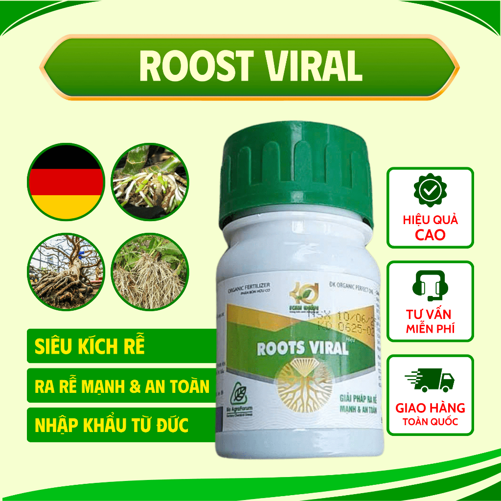 ROOTS VIRAL | Kích Rễ Hữu Cơ Cực Mạnh An Toàn Chống Tuột Nhựa | Phân bón ĐK ORGANIC PERFECT ONE - 10