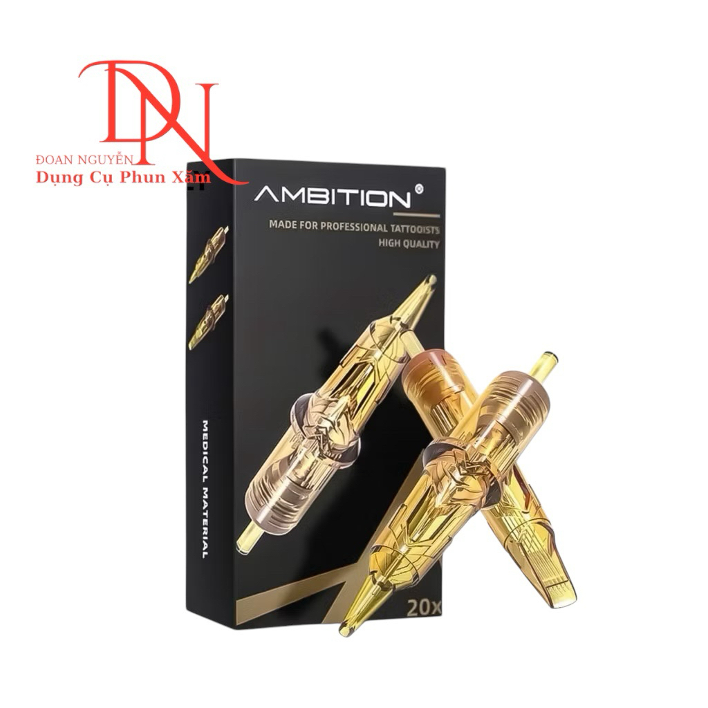 Kim Ambition Nâu Mẫu Mới Chuyên Dùng Trong Phun Xăm Thẩm Mỹ, Tattoo - DCPX ĐOAN NGUYỄN