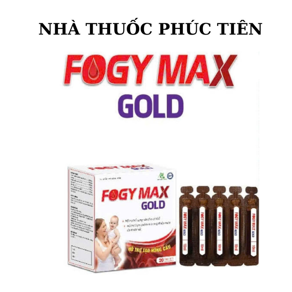 |NT PHUCTIEN| SẮT FOGY MAX GOLD hỗ trợ tạo hồng cầu, hạn chế tình trạng thiếu máu do thiếu sắt