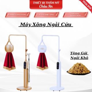 Máy Xông Ngải Cứu Đèn 7 Màu Cao Cấp Có Chế Độ Giác Hơi Giúp Giảm Đau Mỏi Vai Gáy Và Chế Độ T.rị Liệu EMS