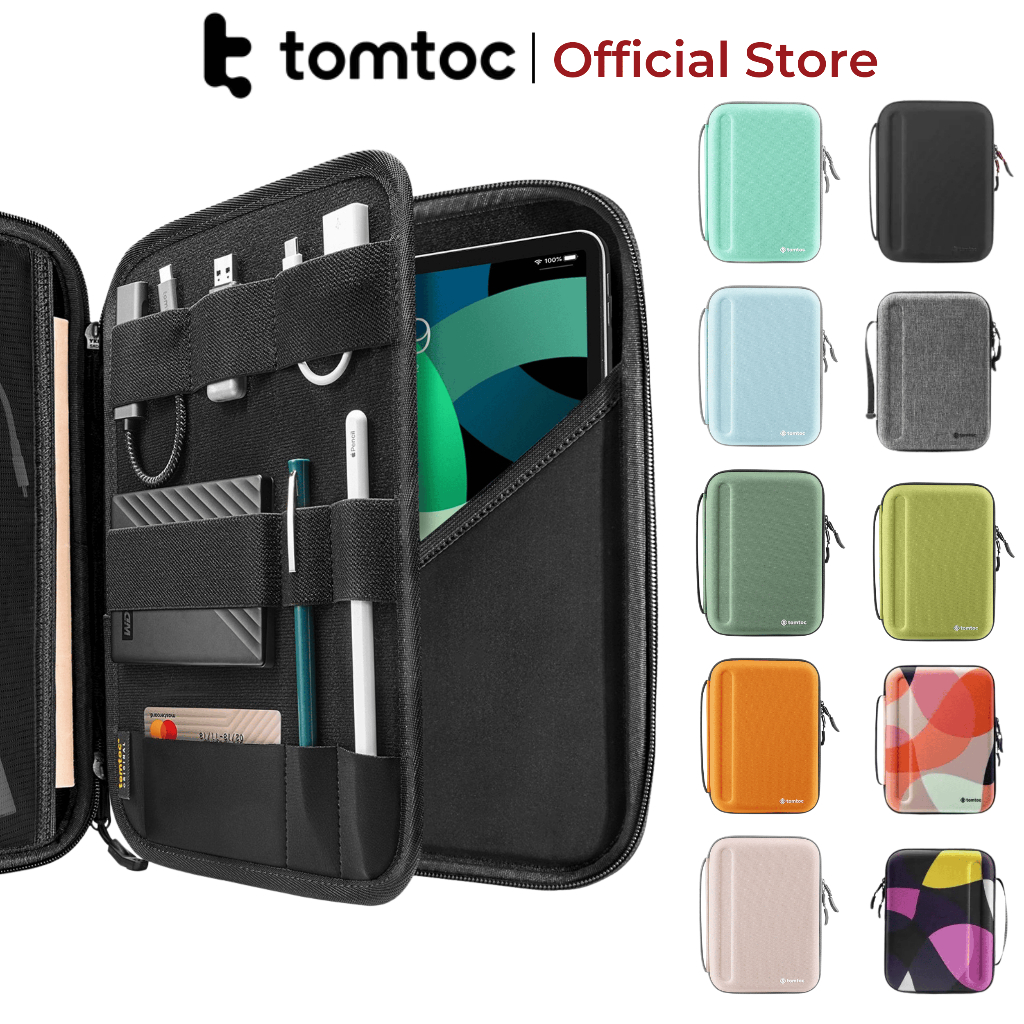Túi chống va đập Tomtoc Portfolio Holder Hardshell cho iPad 9.7/11/12.9 inch, chính hãng, bảo vệ tốt
