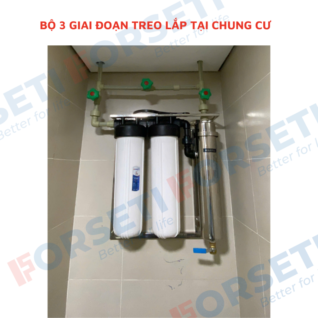 Bộ Lọc Tổng Đầu Nguồn Màng Lọc PVDF Công suất lọc 3000L/H Và Cốc Béo 20inch LÕI PP, CTO BÉO/CATION BÉO gia đình chung cư | BigBuy360 - bigbuy360.vn