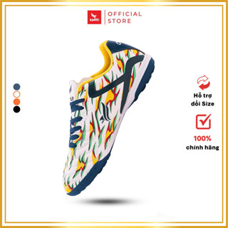 Giày đá bóng sân cỏ nhân tạo Kamito Velocidad Play TF Fire Back, đế TF, đệm gót chân êm ái