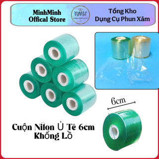 [XANH- VÀNG] Cuộn Nilon Ủ Tê Khổng Lồ 6cm Giá Tiết Kiệm, Cuộn Bọc Cố Định Máy Xăm