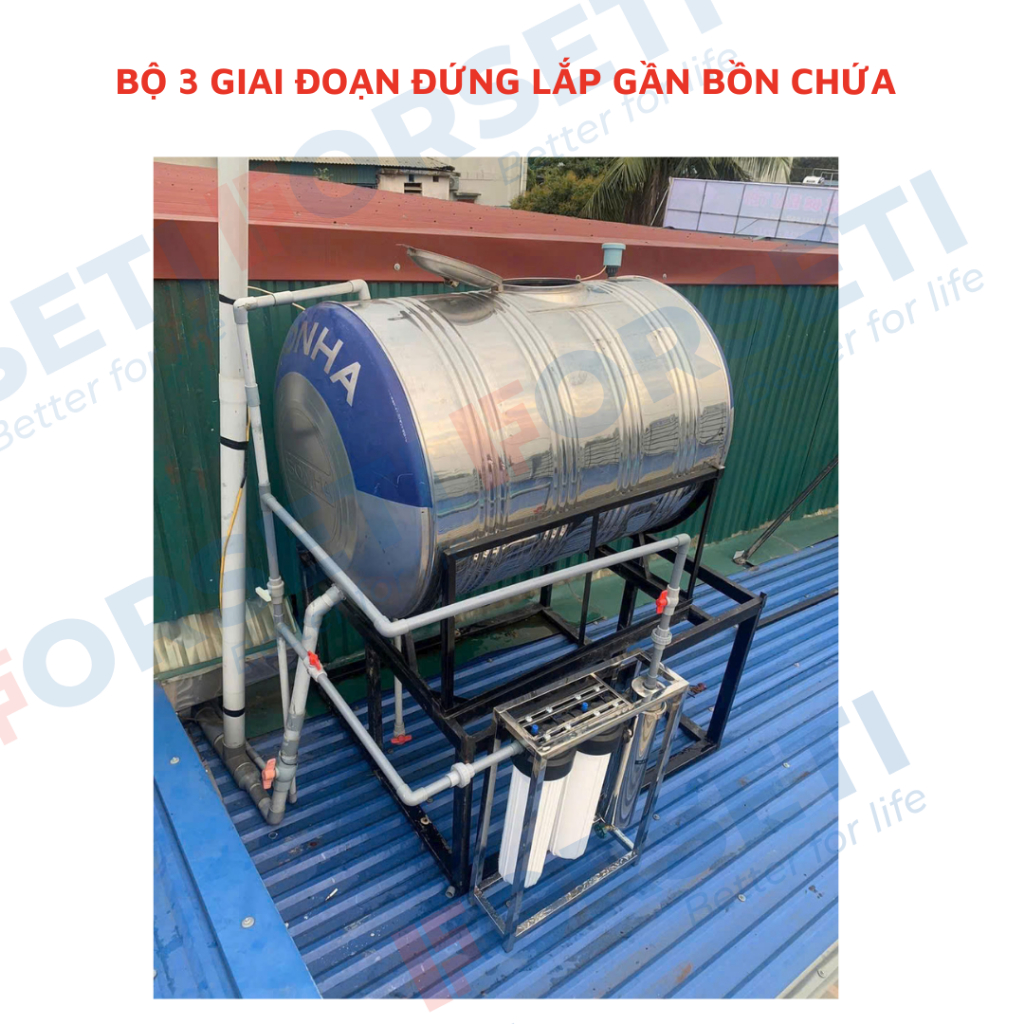 Bộ Lọc Tổng Đầu Nguồn Màng Lọc PVDF Công suất lọc 3000L/H Và Cốc Béo 20inch LÕI PP, CTO BÉO/CATION BÉO gia đình chung cư | BigBuy360 - bigbuy360.vn