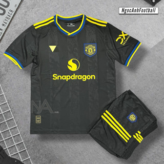 Áo Bóng Đá MU 2025 Sân Khách Đen – Quần Áo Manchester United Size S-XXL