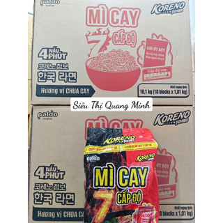  Thùng 100 Gói Mì Koreno Jumbo Mì Cay 7 Cấp Độ – Thách Thức Vị Giác Kích Thích Đam Mê 101G 