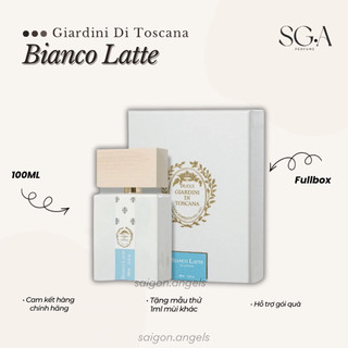  Nước Hoa Bianco Latte • Giardini Di Toscana•  Fullbox 100ml 