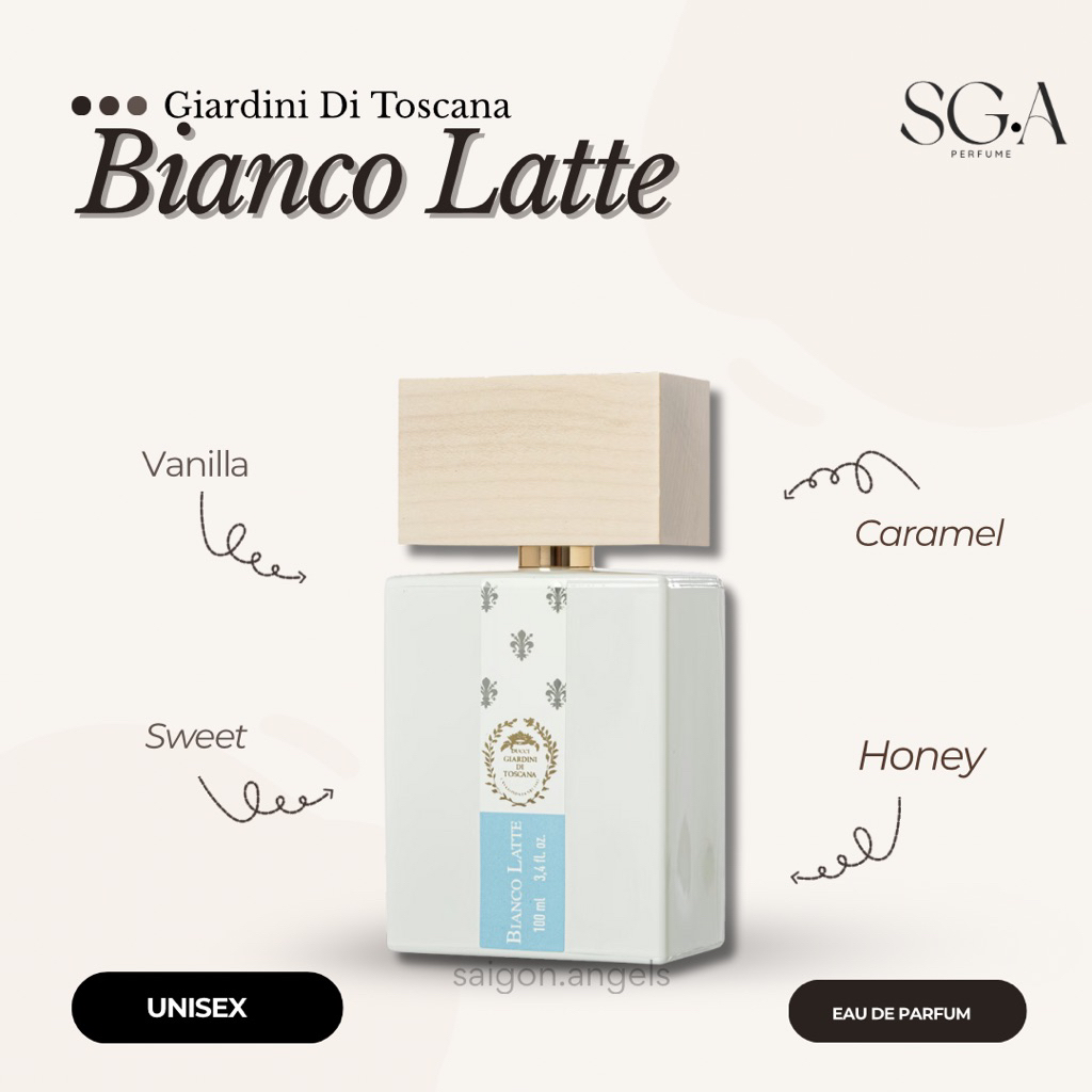  5 10ml • Bianco Latte • Best Gourmand Fragrances • Giardini Di Toscana | Nước hoa Unisex 