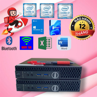 Máy tính PC Mini dell 3050 ,Dell 3060 mini wifi 5G - bluetooth) i5 6500T,7500T,8500T,9500T,i7 8700T