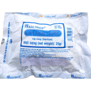 ✅ Bông gòn viên tiêm thuốc Bảo Thạch 25gr