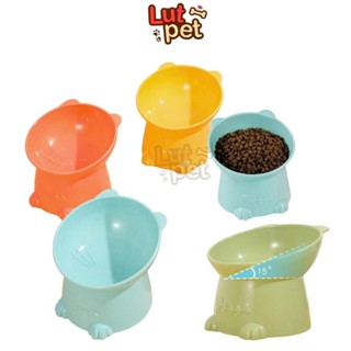  Bát ăn chống gù cho chó mèo bát ăn nhựa cho thú cưng - lutpet 
