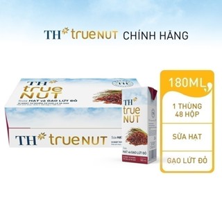 Thùng Sữa Hạt và Gạo Lứt Đỏ TH true NUT milk 180ml (48 Hộp)